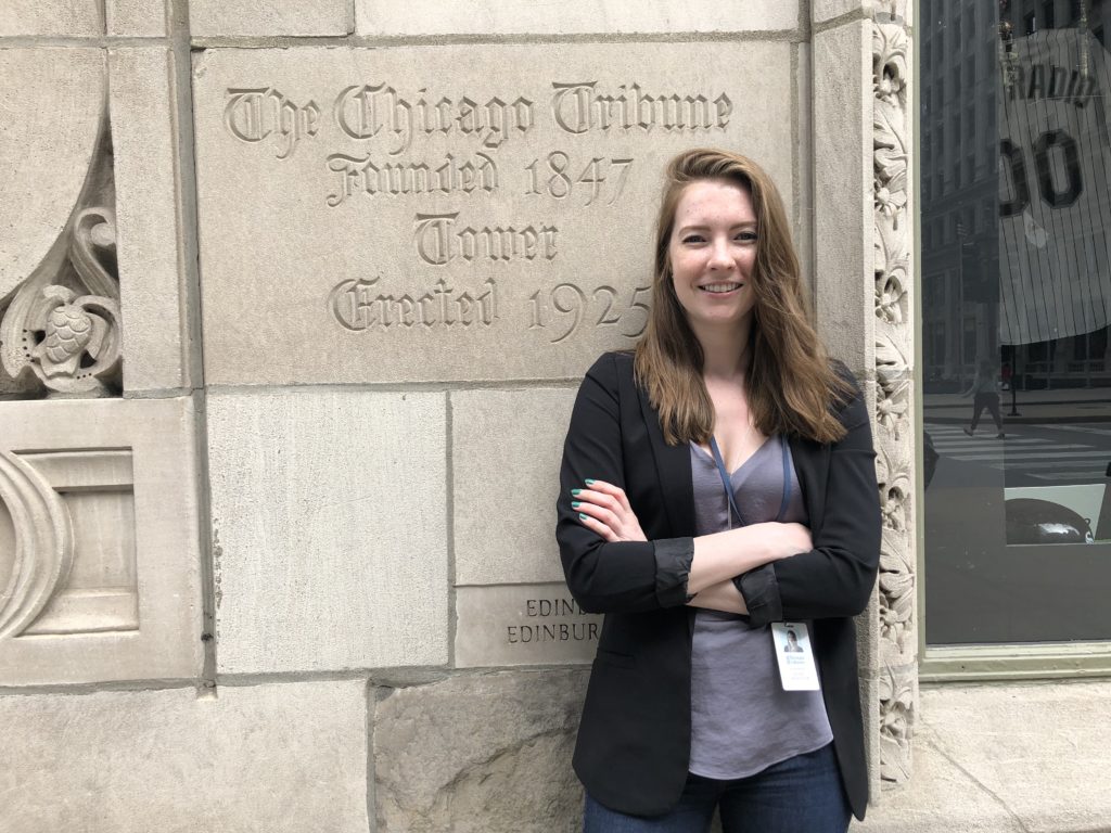 Randi with a journalism career · Randi with an i