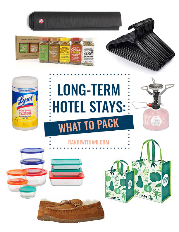 Living In A Hotel Room: The Best Things I Packed · Randi With An I