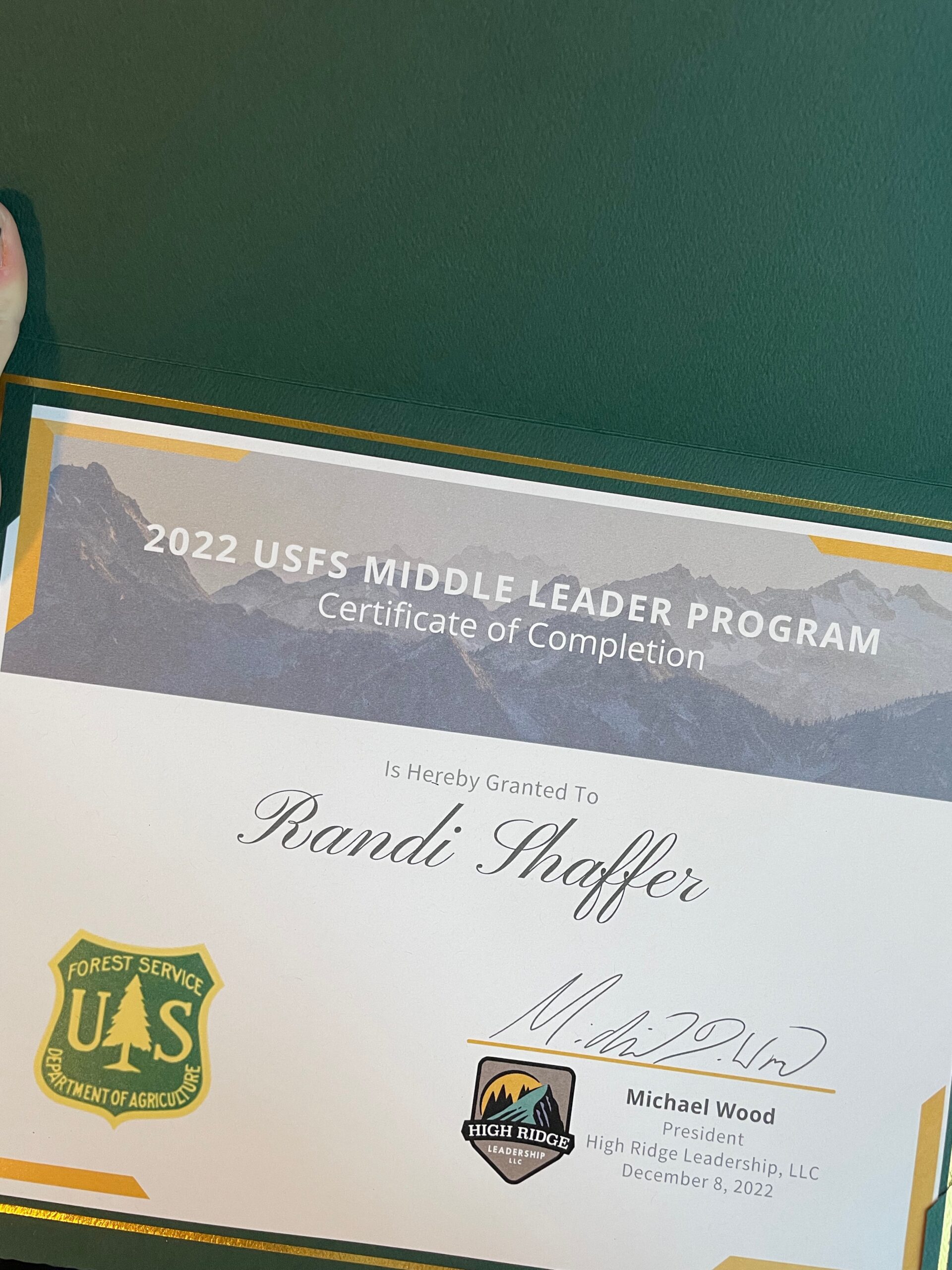 Middle Leader Program - a final wrap-up · Randi with an i